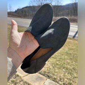 Lucky Brand Women Size 7.5 Shoes Slip On Black Classic Flats Genuine  Leather